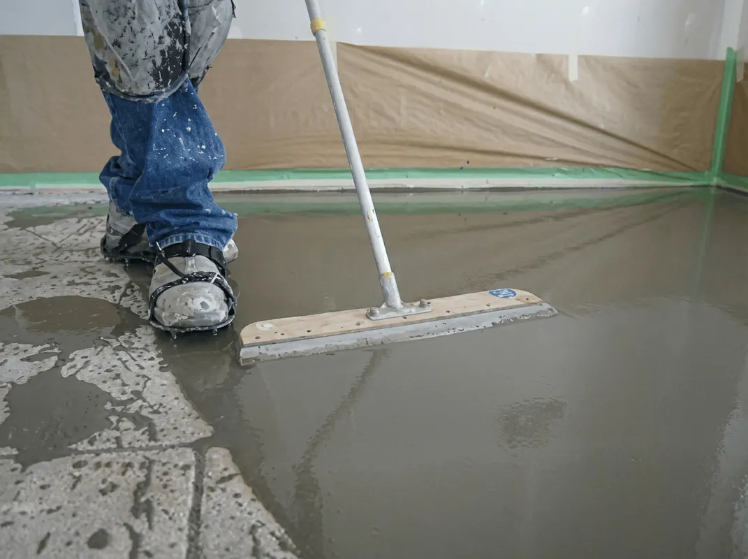 Uneven floor being professionally repaired in Cape Coral, FL
